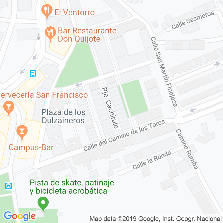 Código Postal calle Cachirulo, Del, pasaje en Soria