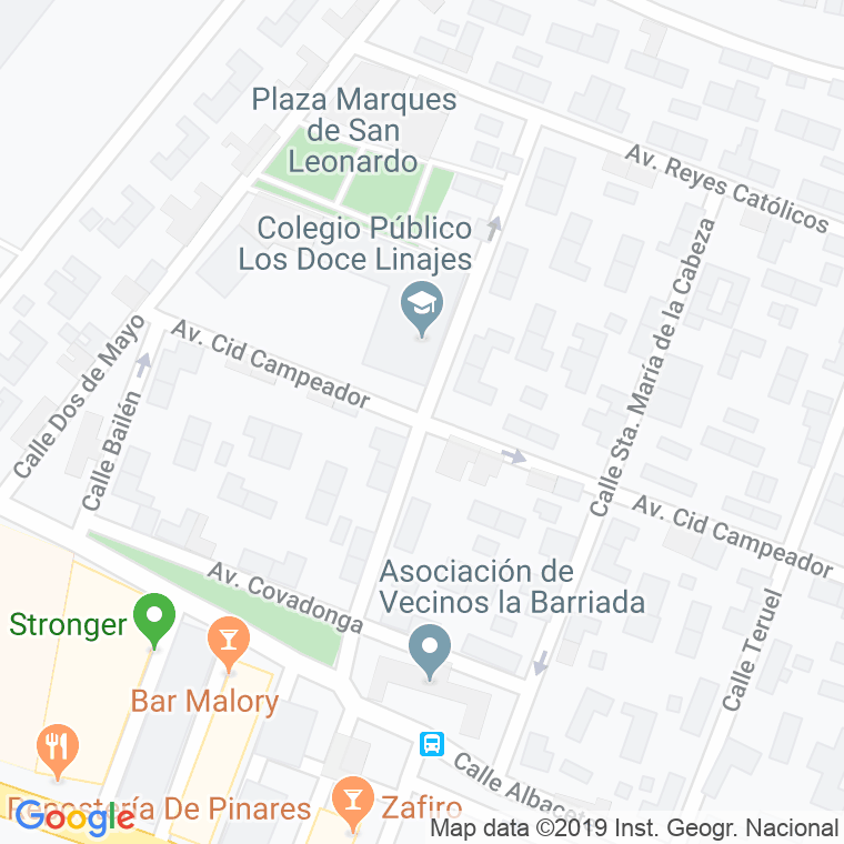 Código Postal calle Cristobal Colon en Soria