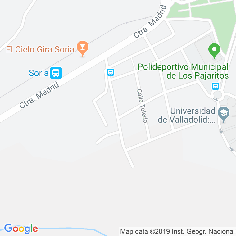 Código Postal calle Guadalajara en Soria