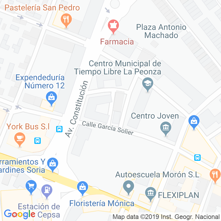 Código Postal calle Hermanos Pinzon en Soria