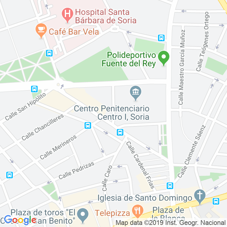 Código Postal calle Fray Tomas De Berlanga en Soria