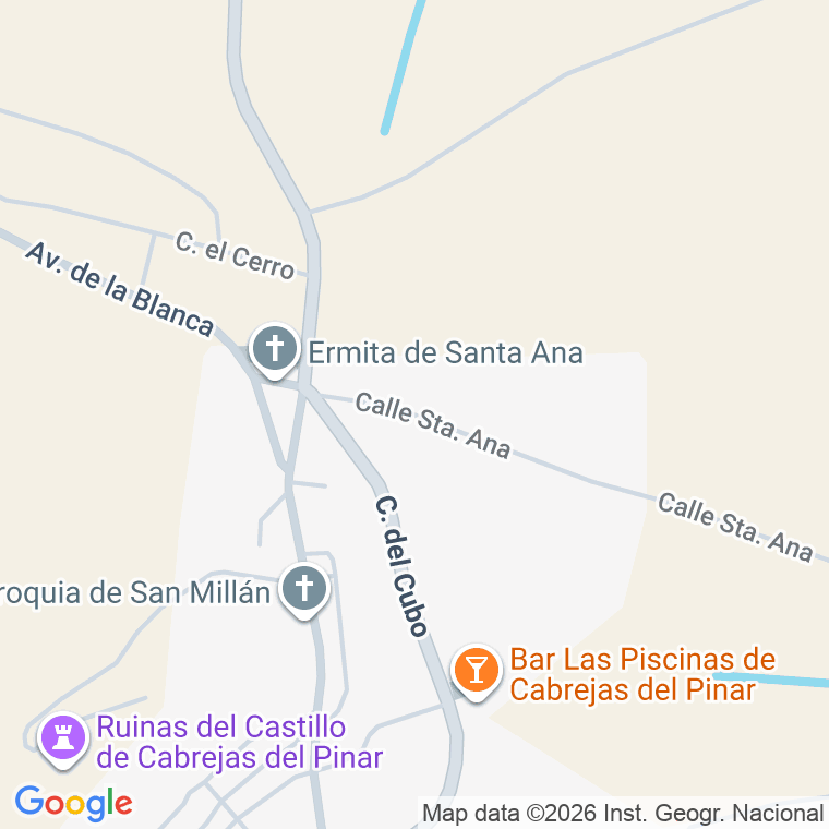 Código postal de Calle Santa Ana en Cabrejas del Pinar