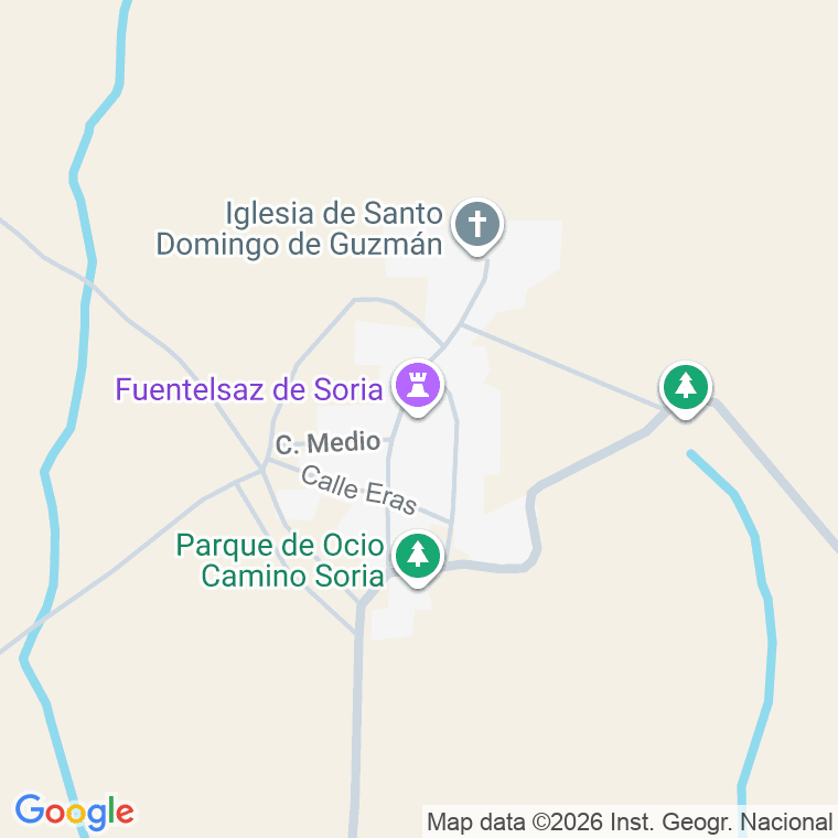 Código postal de Fuentelsaz de Soria en Soria