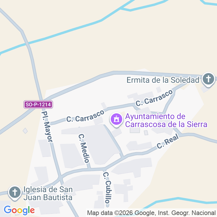 Código postal de Calle Carrasco en Carrascosa de la Sierra