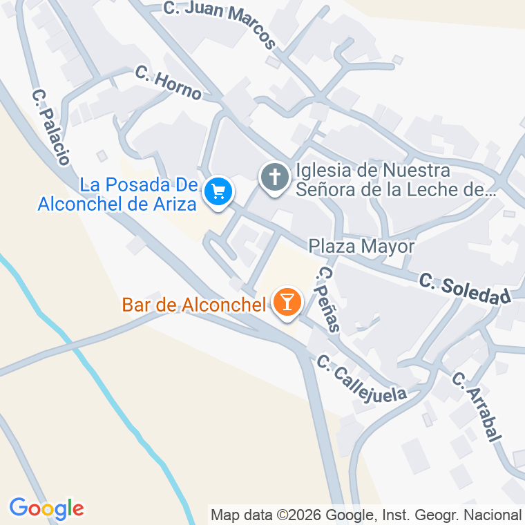Código postal de Calle Iglesia en Alconchel de Ariza
