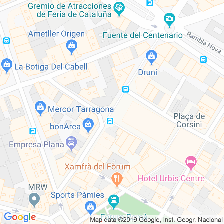 Código Postal calle Cristofor Colom en Tarragona