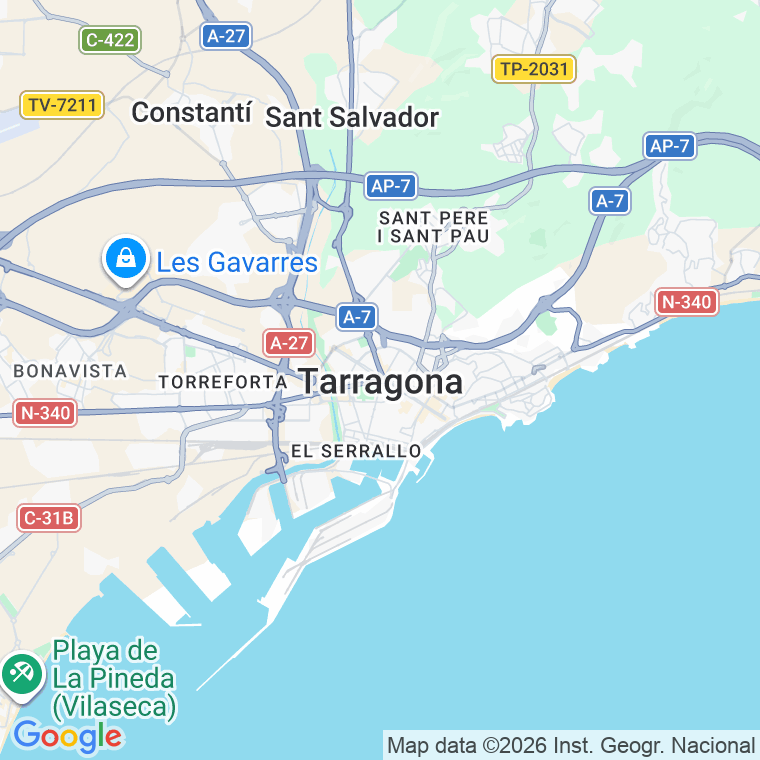 Código postal de Sevilla en Tarragona