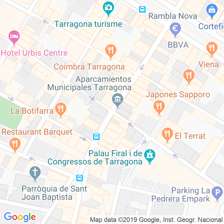Código Postal calle Unio, La en Tarragona