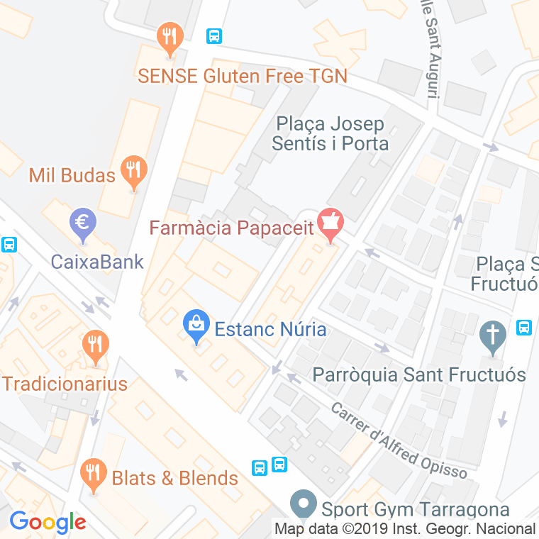 Código Postal calle Castellers De Tarragona en Tarragona