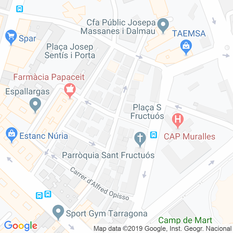 Código Postal calle Escipions en Tarragona