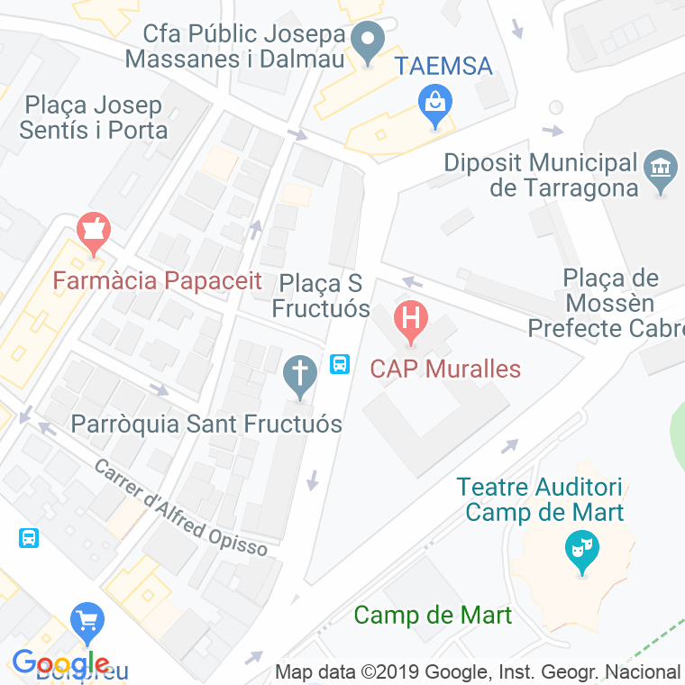 Código Postal calle Escultor Verderol en Tarragona