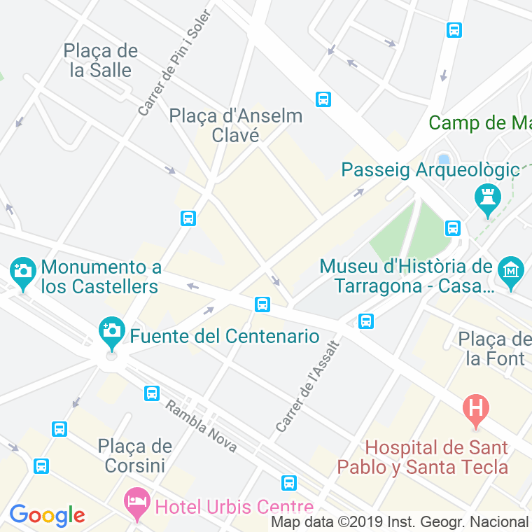 Código Postal calle Lopez Pelaez en Tarragona