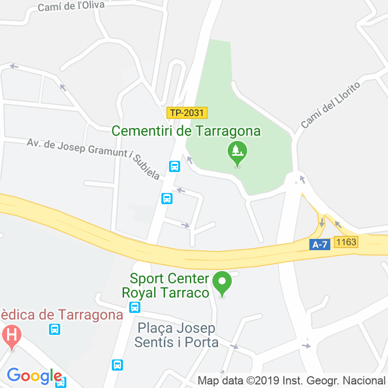 Código Postal calle Sant Auguri en Tarragona