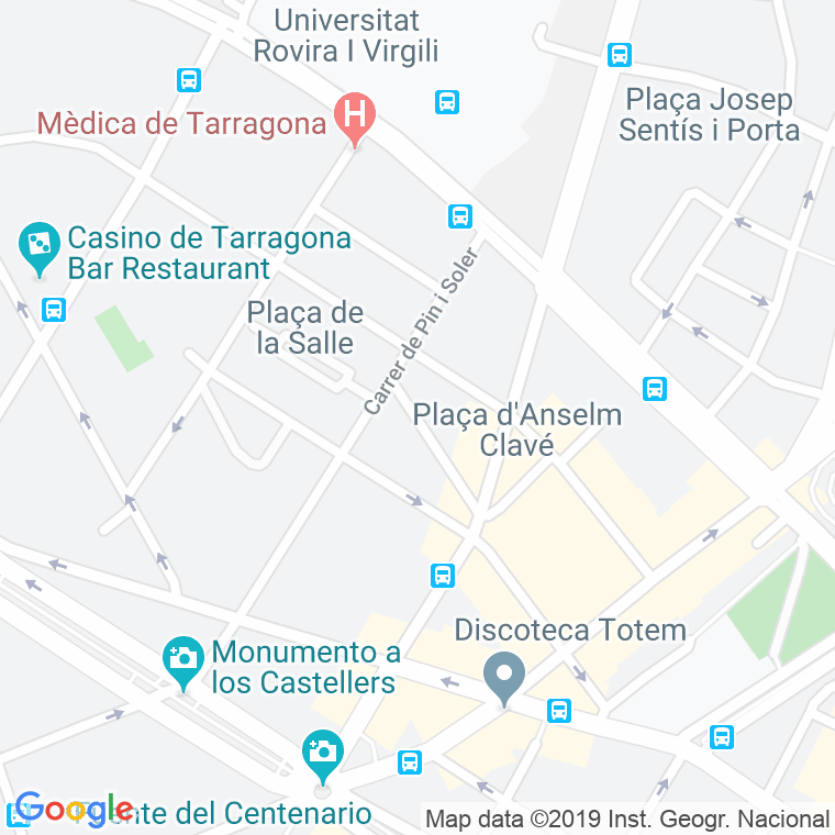 Código Postal calle Taquigraf Marti en Tarragona