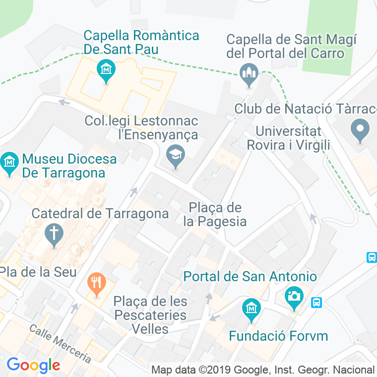 Código Postal calle Arc De Sant Llorenç en Tarragona