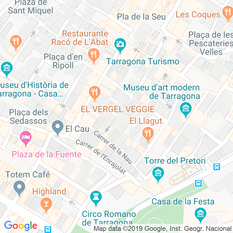 Código Postal calle Destral en Tarragona