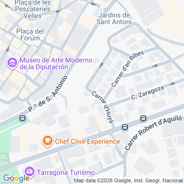 Código postal de Huya en Tarragona