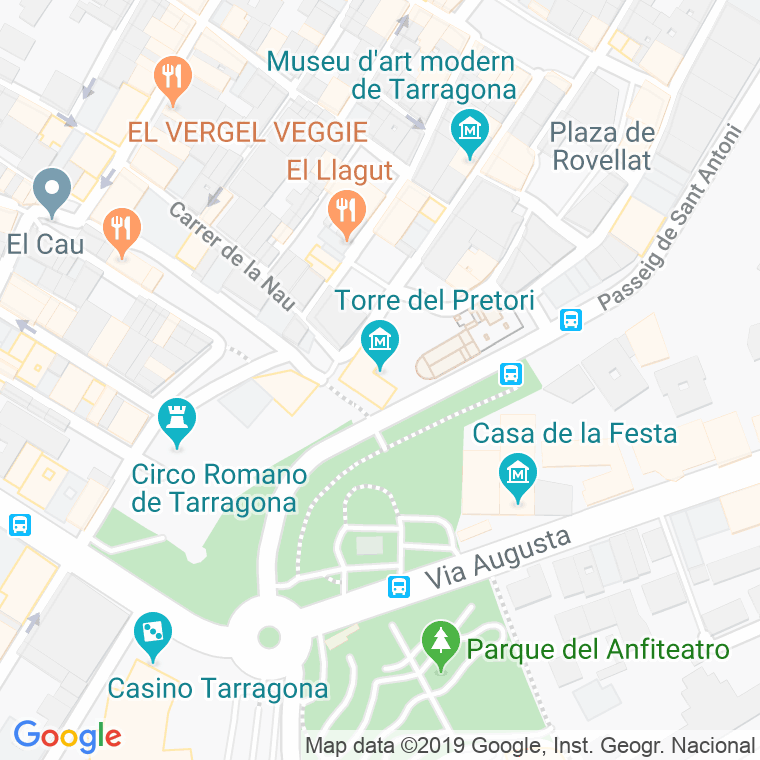 Código Postal calle Pescateries Velles, Dels, plaça en Tarragona