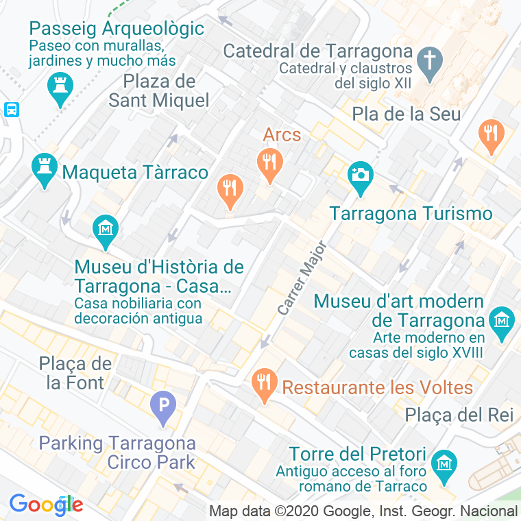 Código Postal calle Riudecolls en Tarragona