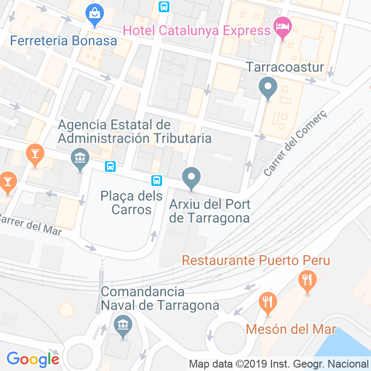 Código Postal calle Anselm Clave   (Impares Del 1 Al Final)  (Pares Del 2 Al Final) en Tarragona