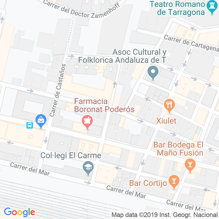 Código postal de Castellarnau en Tarragona