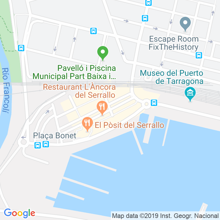 Código Postal calle Gravina en Tarragona