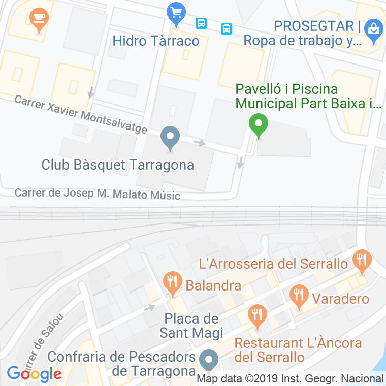 Código postal de Josep Maria Malato en Tarragona