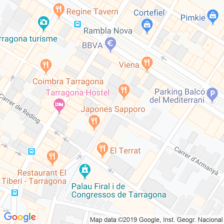Código postal de Mendez Nuñez en Tarragona