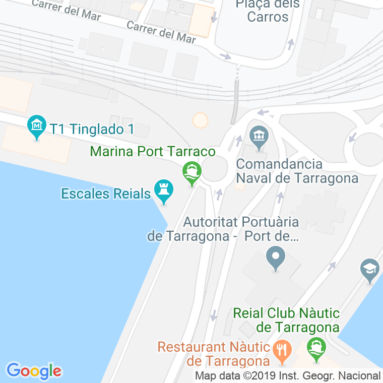 Código Postal calle Port Esportiu en Tarragona