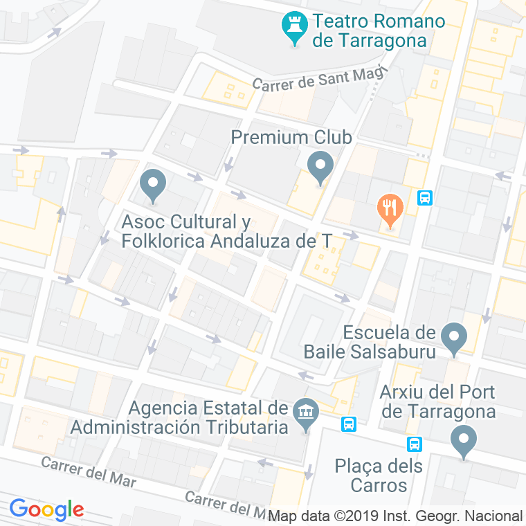 Código postal de Sant Felix en Tarragona