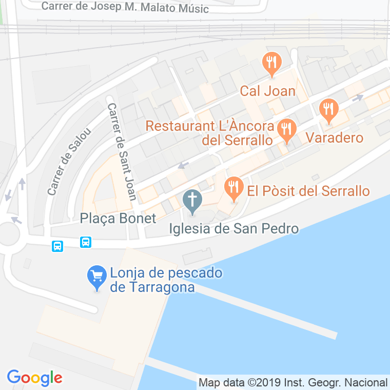 Código Postal calle Sant Prosper, passatge en Tarragona