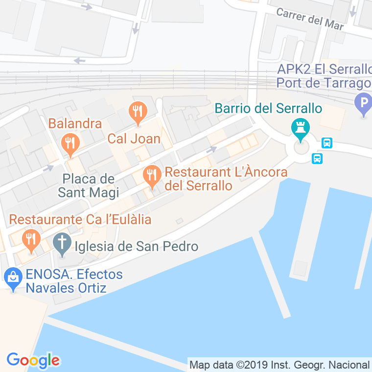 Código postal de Trafalgar en Tarragona