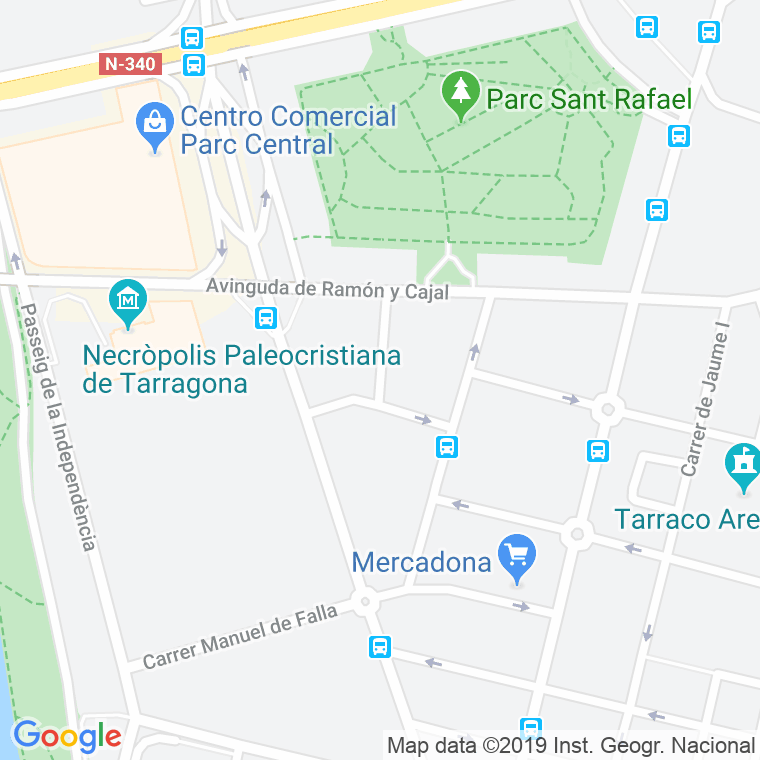 Código Postal calle Frederic Mompou en Tarragona