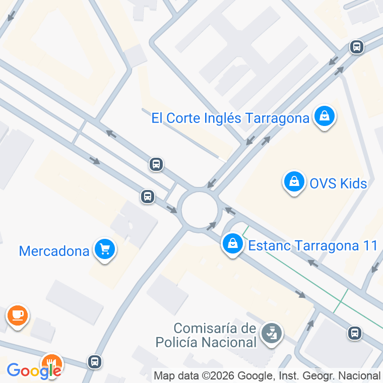 Código postal de Generalitat, Plaça en Tarragona