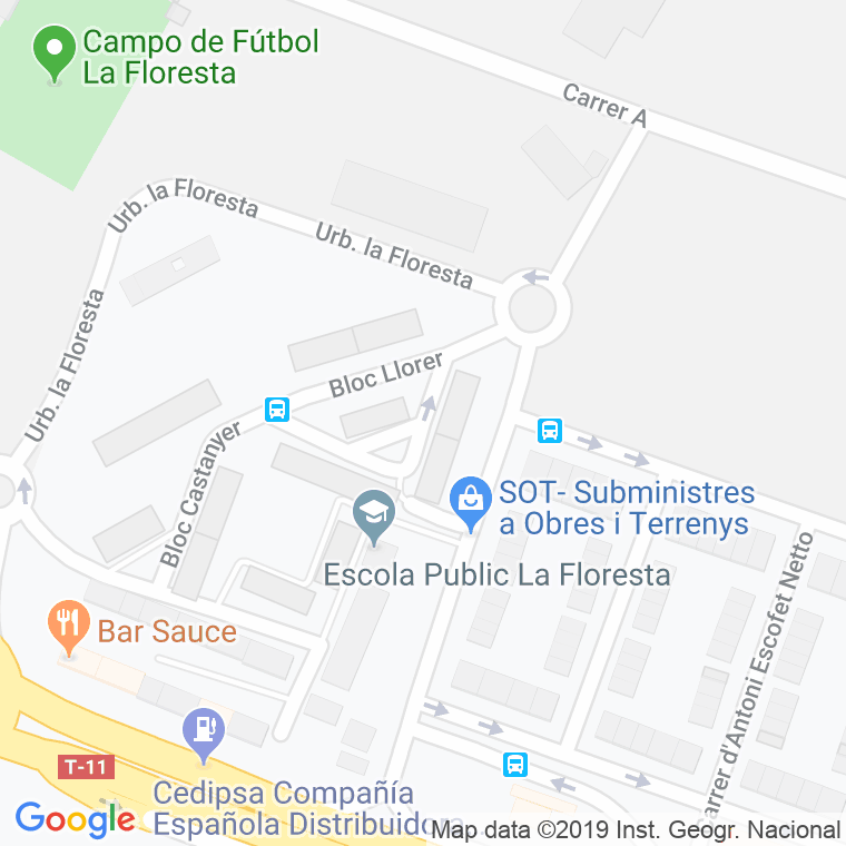 Código Postal calle Freixe, bloc en Tarragona