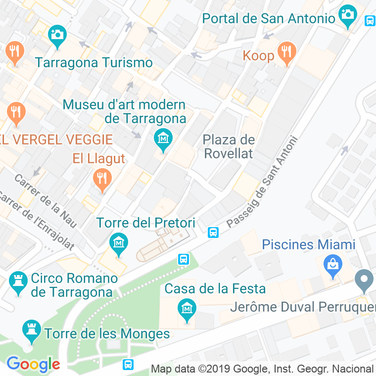 Código Postal calle Angels, Los, bloc en Tarragona