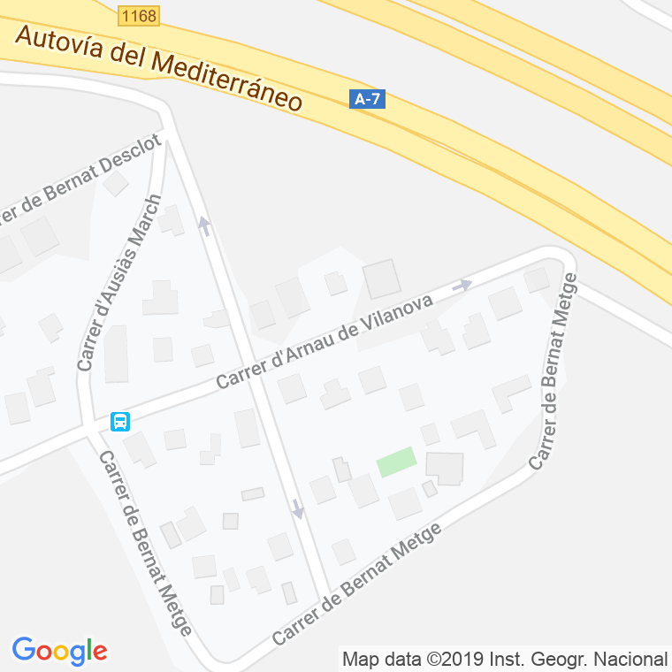Código Postal calle Arnau De Vilanova en Tarragona