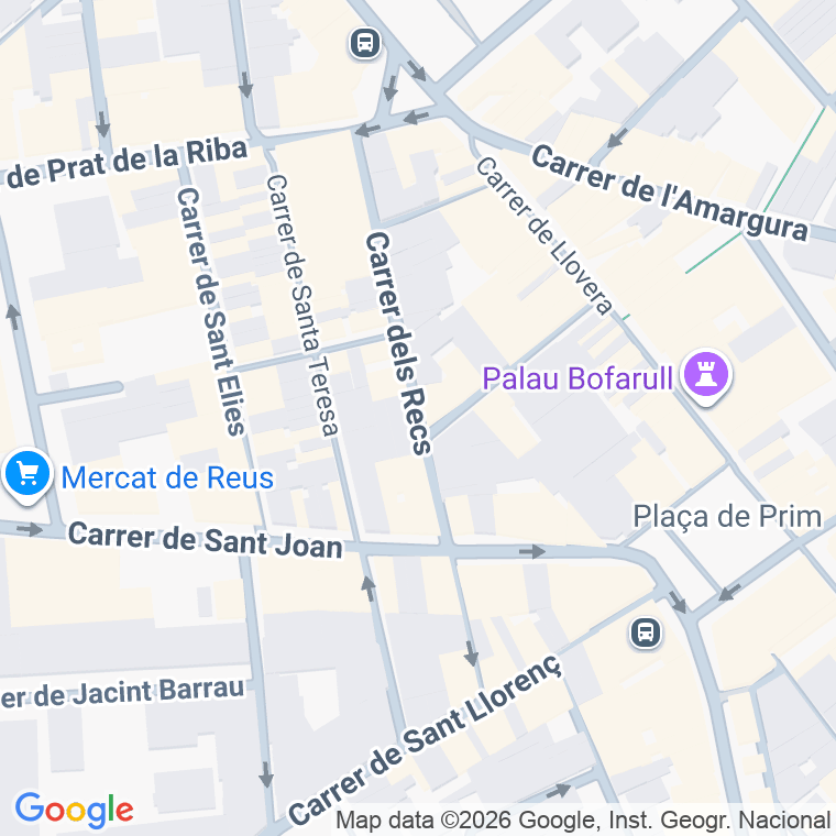 Código postal de Recs en Reus