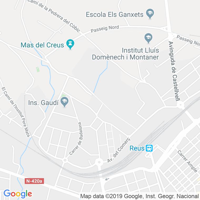 Código Postal calle Boca De La Mina, passeig (Pares Del 2 Al 20) en Reus