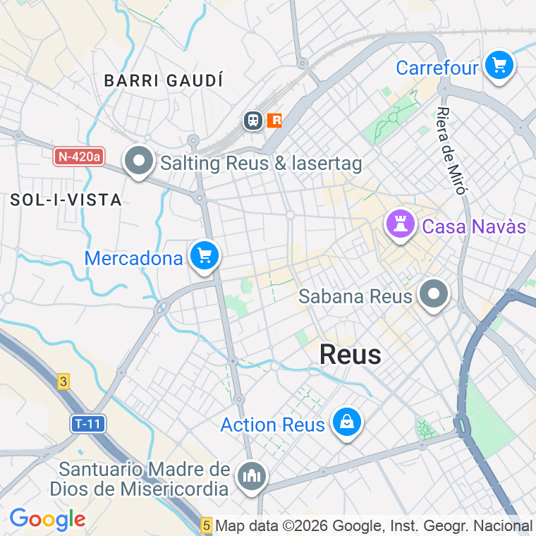 Código postal de Borges del Camp en Reus