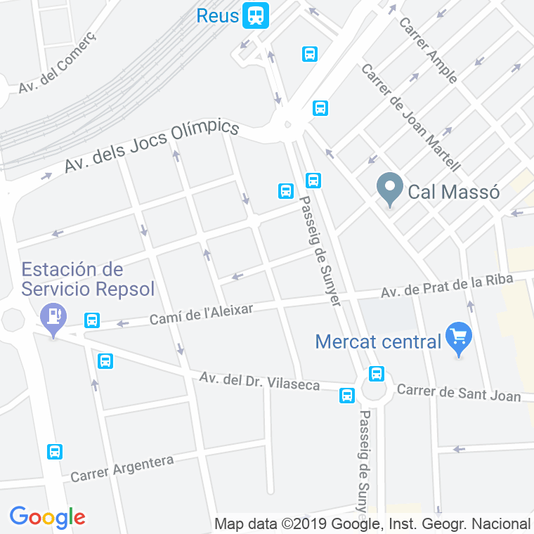 Código Postal calle Espronceda en Reus