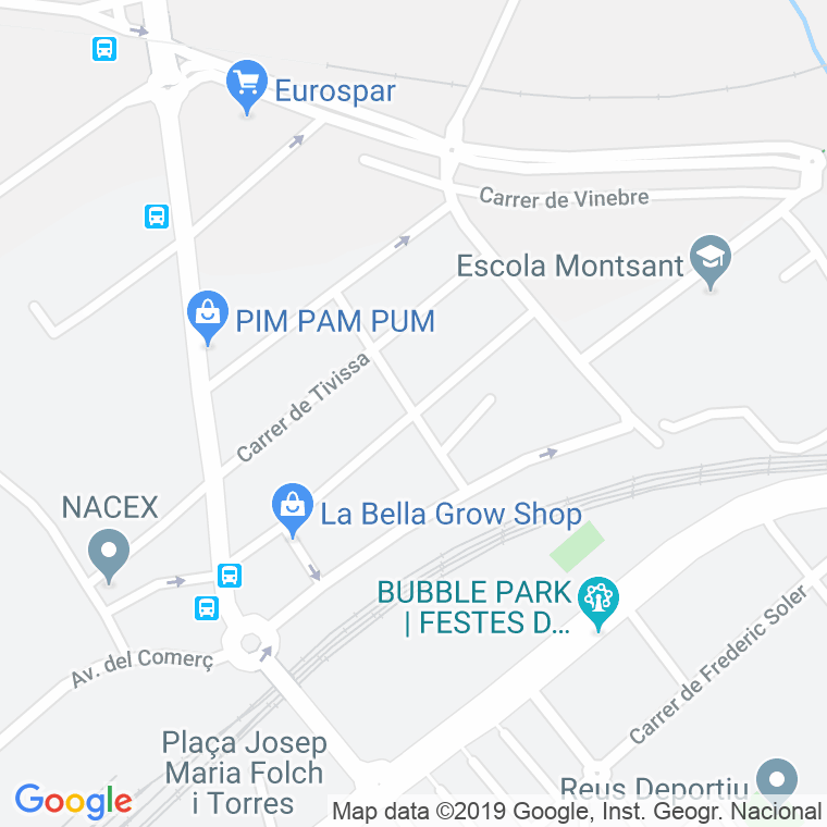Código Postal calle Miquel Escudero en Reus