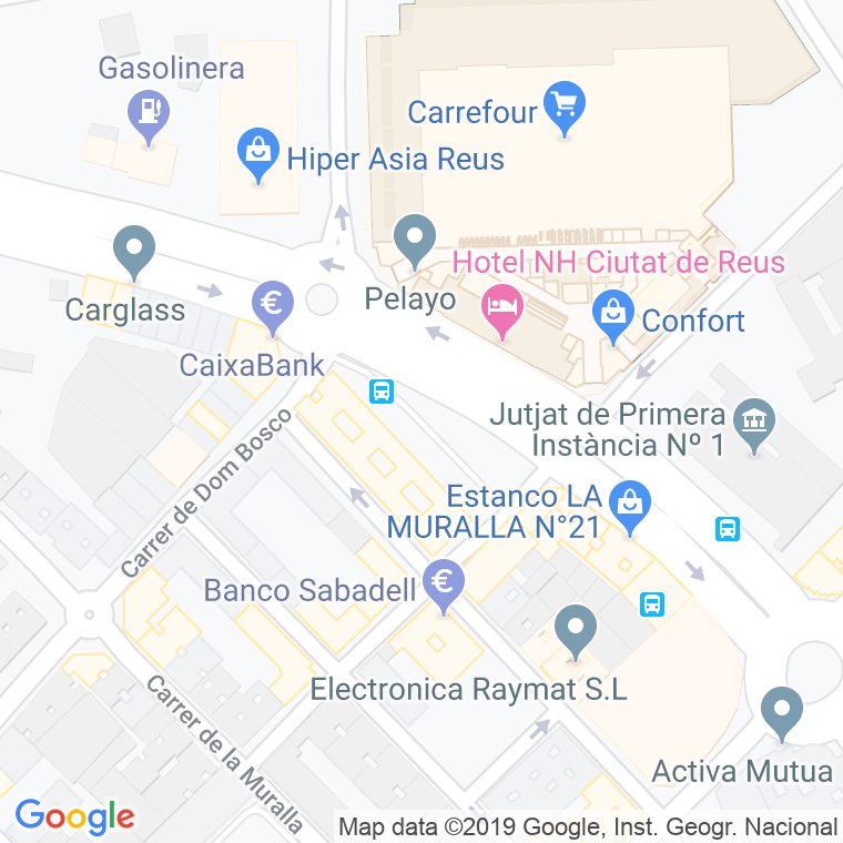 Código Postal calle Pau Casals, plaça en Reus