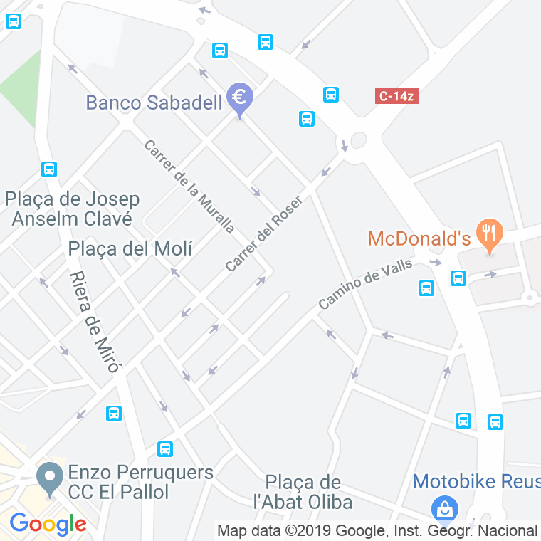 Código Postal calle Campomanes en Reus