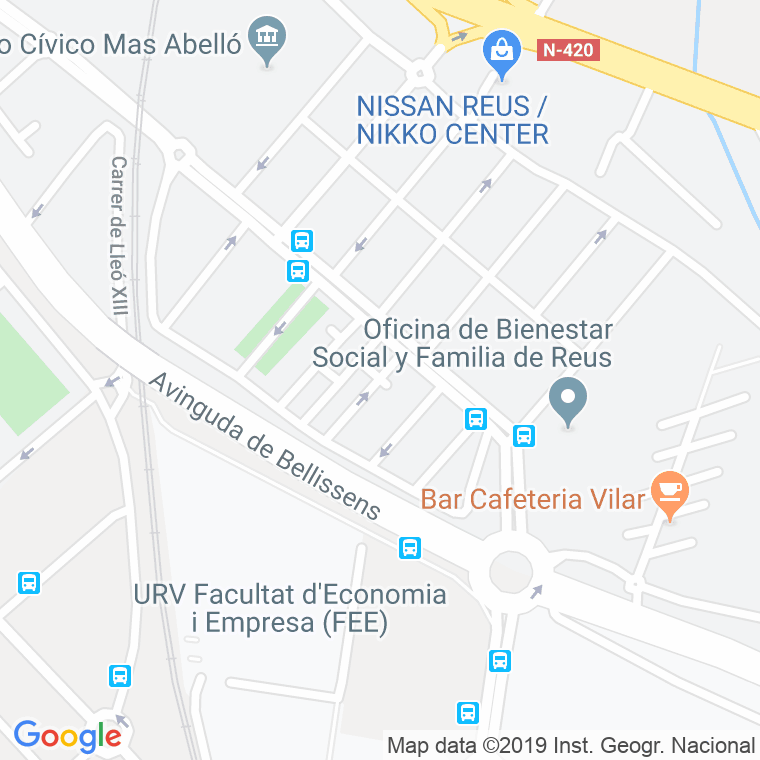 Código Postal calle Mare De Deu De Guadalupe, passatge en Reus