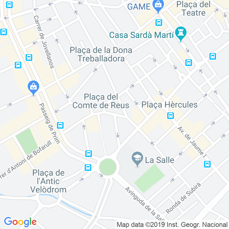 Código Postal calle Andreu De Bofarull en Reus