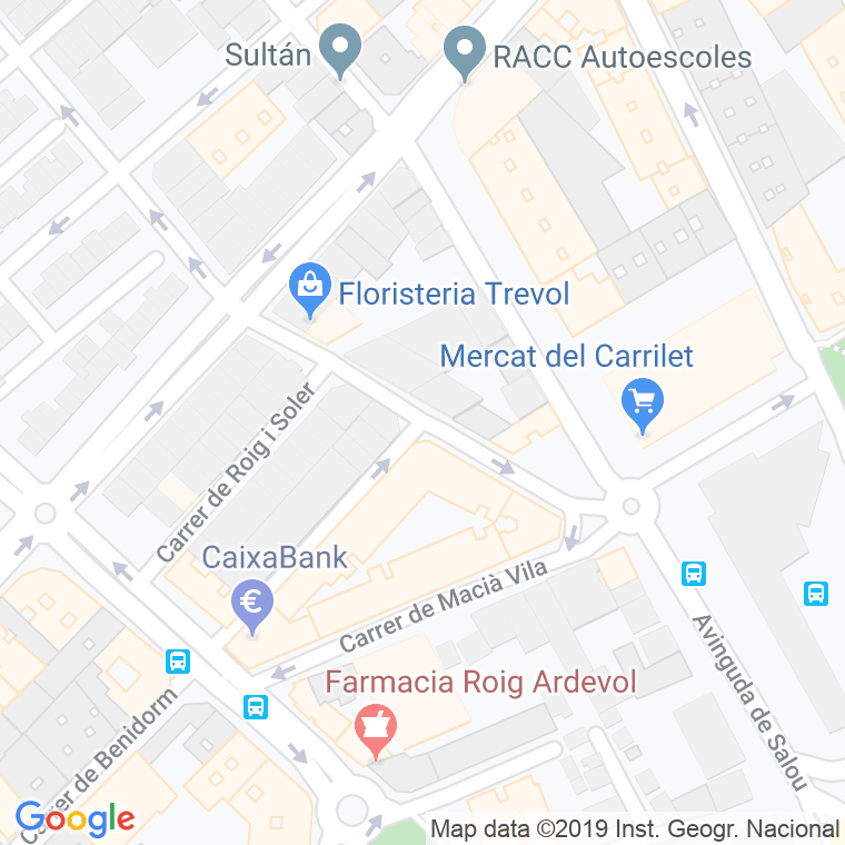 Código Postal calle Antoni Fabra I Ribas en Reus