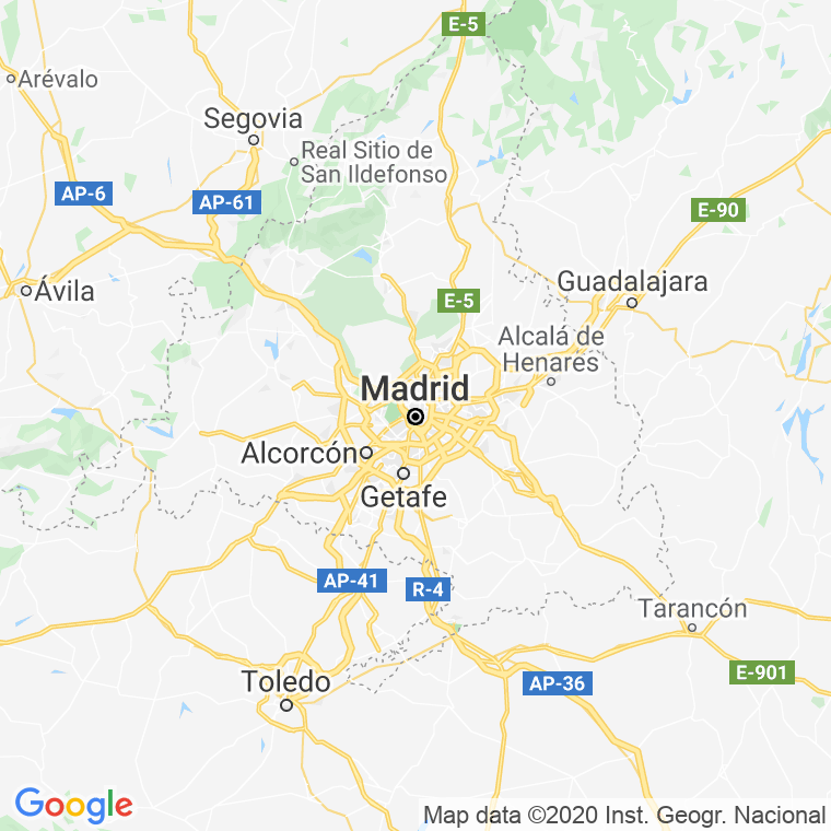 Código Postal calle Comunitat De Madrid en Reus