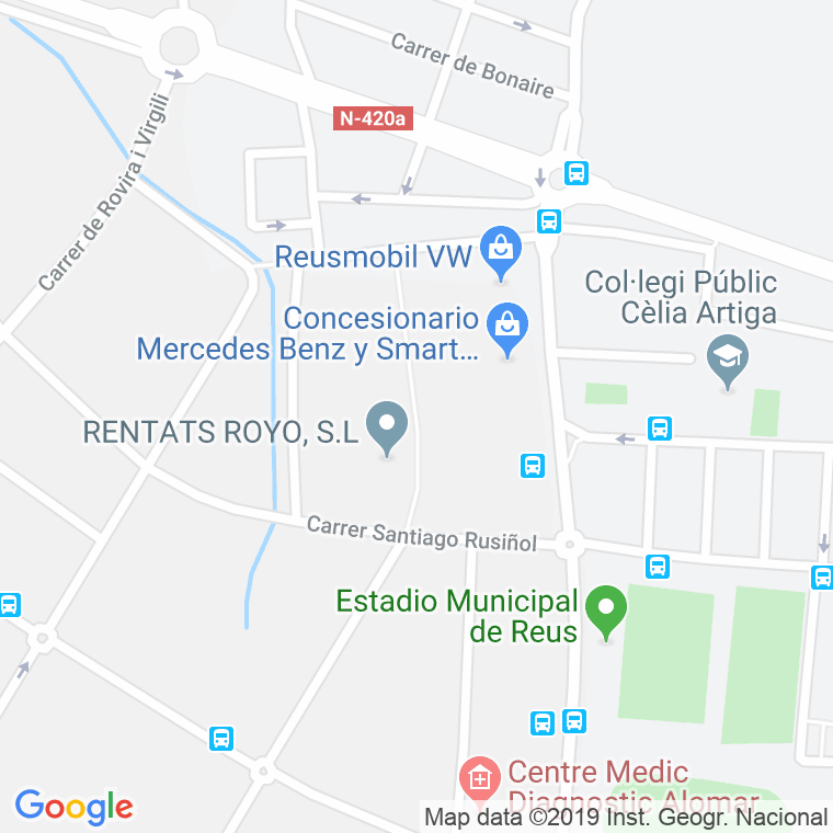 Código Postal calle Capçanes en Reus