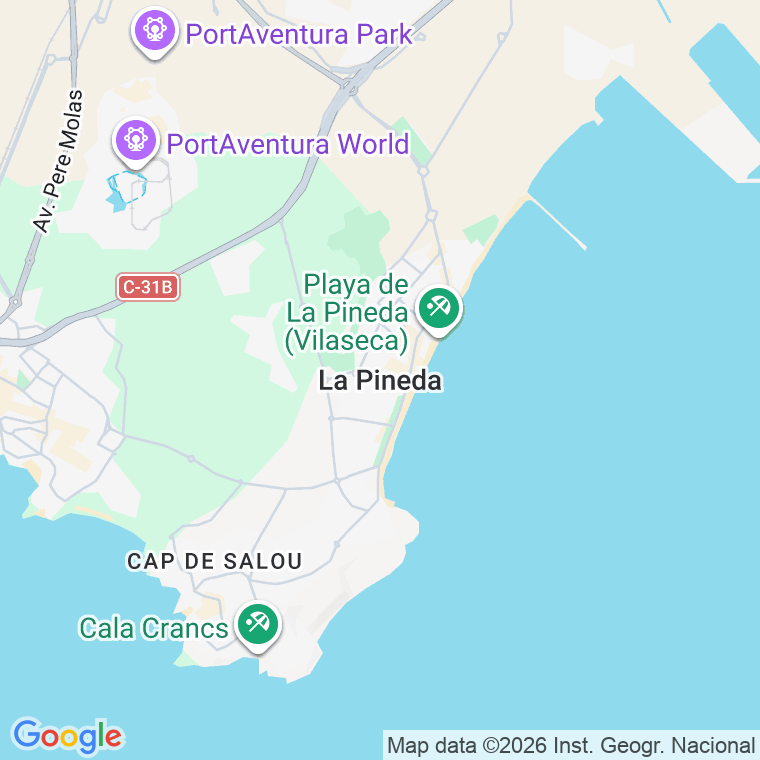 Código postal de Pineda, la en Tarragona